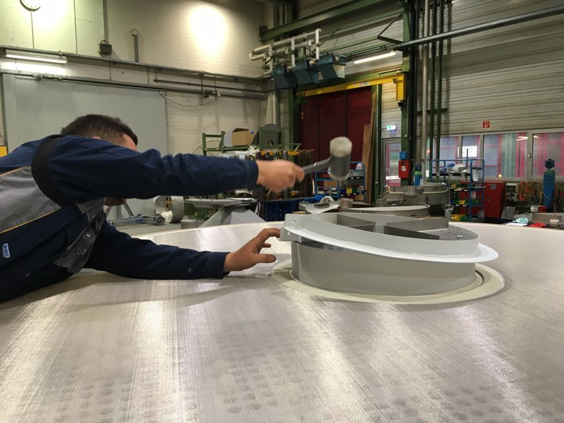 GQI technician performing certified field service