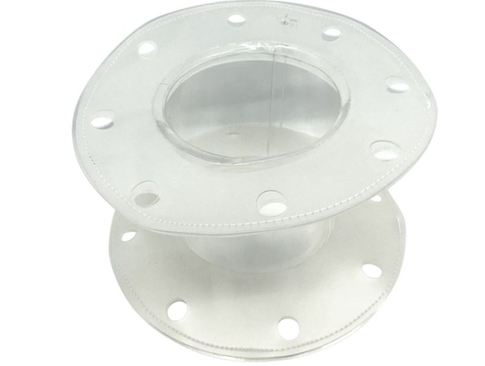 Flange fitted flexible connection