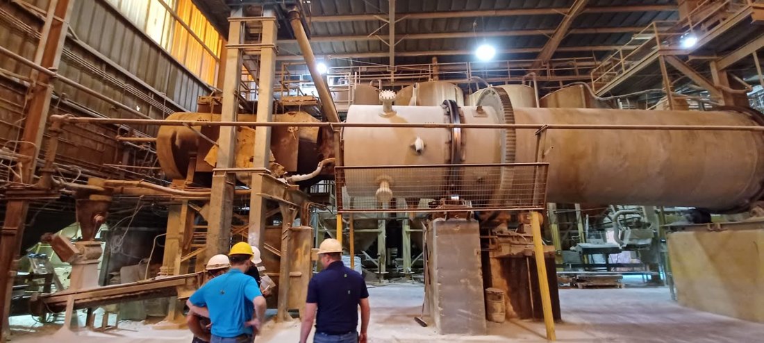 GQI site evaluation walkdown at a dry bulk processing plant